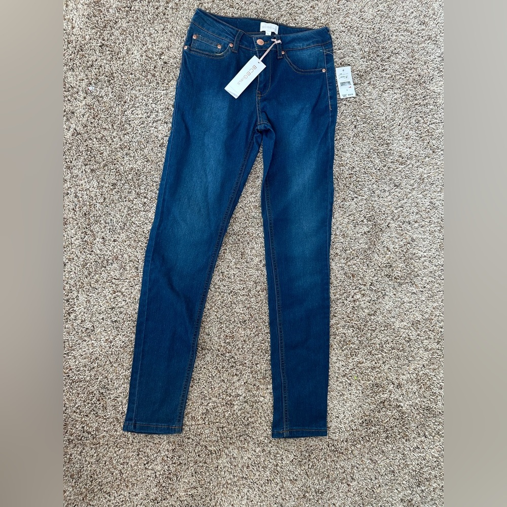 BCB girls, medium wash jeans, size 12